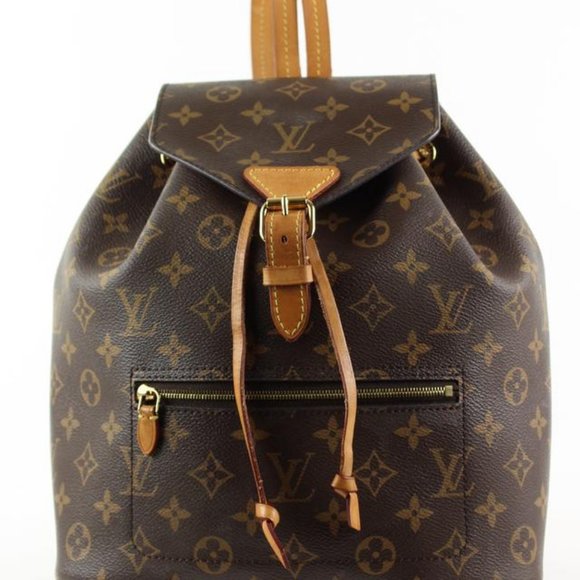Louis Vuitton Brown Monogram MONTSOURIS RUCK SACK Backpack - Picture 1 of 12